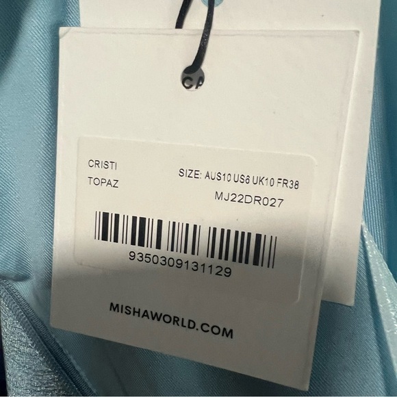 Revolve x Misha Cristi Dress in Topaz, New with Tags - Picture 4 of 6